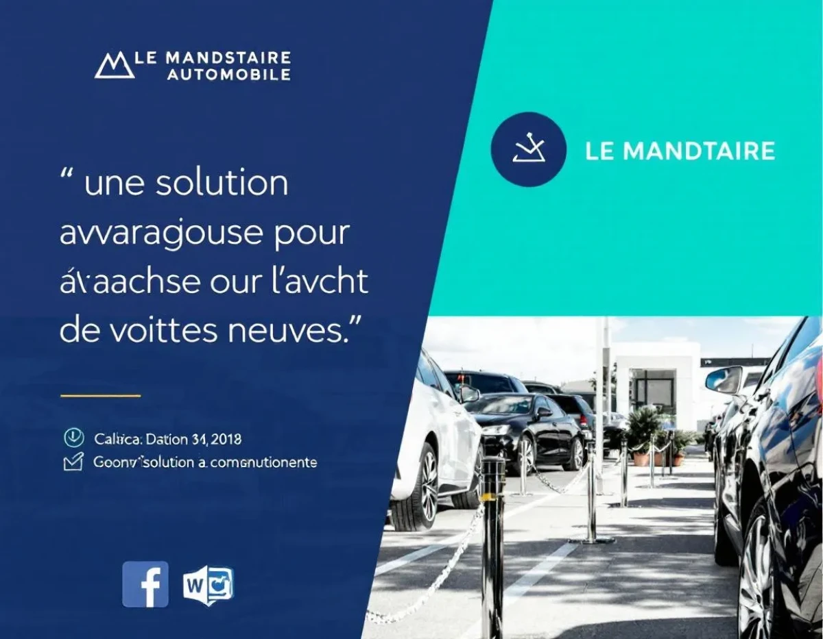 Le mandataire automobile : une solution avantageuse pour l'achat de voitures neuves